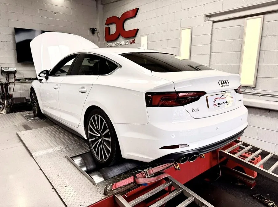 Audi A5 Sportback on the 4WD dyno at DC Remapping UK