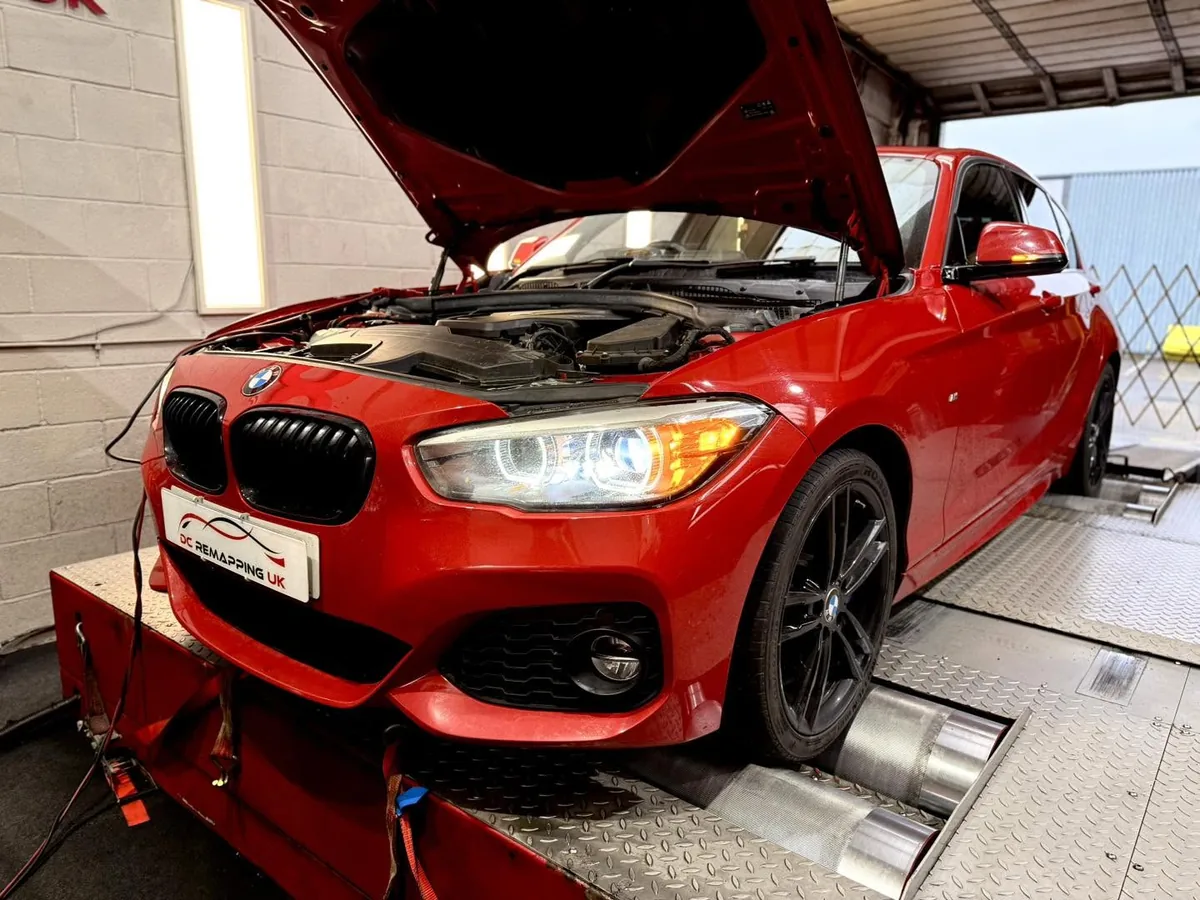 BMW 118d F20 on the DC Remapping UK 4WD dyno