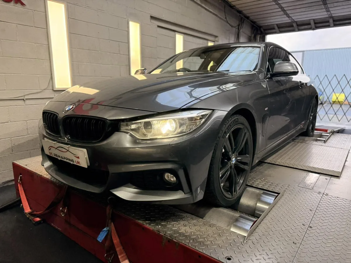 BMW 420d on the DC Remapping UK 4WD dyno