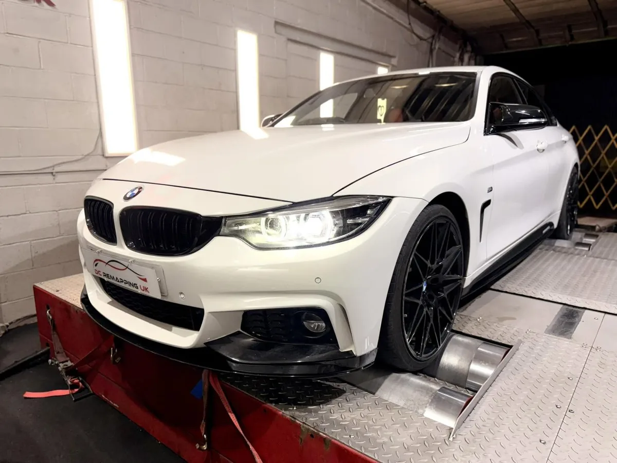 BMW 420i on the DC Remapping UK 4WD dyno