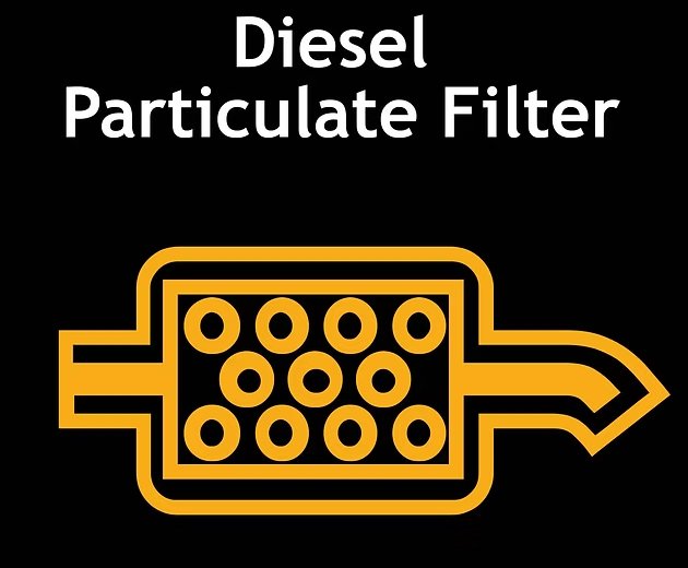 Diesel Particulate Filter warning light