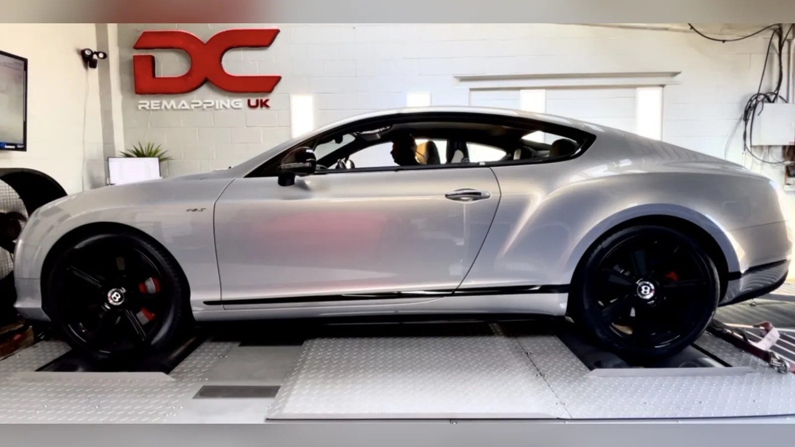 Bentley Continental GT on the 4WD dyno at DC Remapping UK