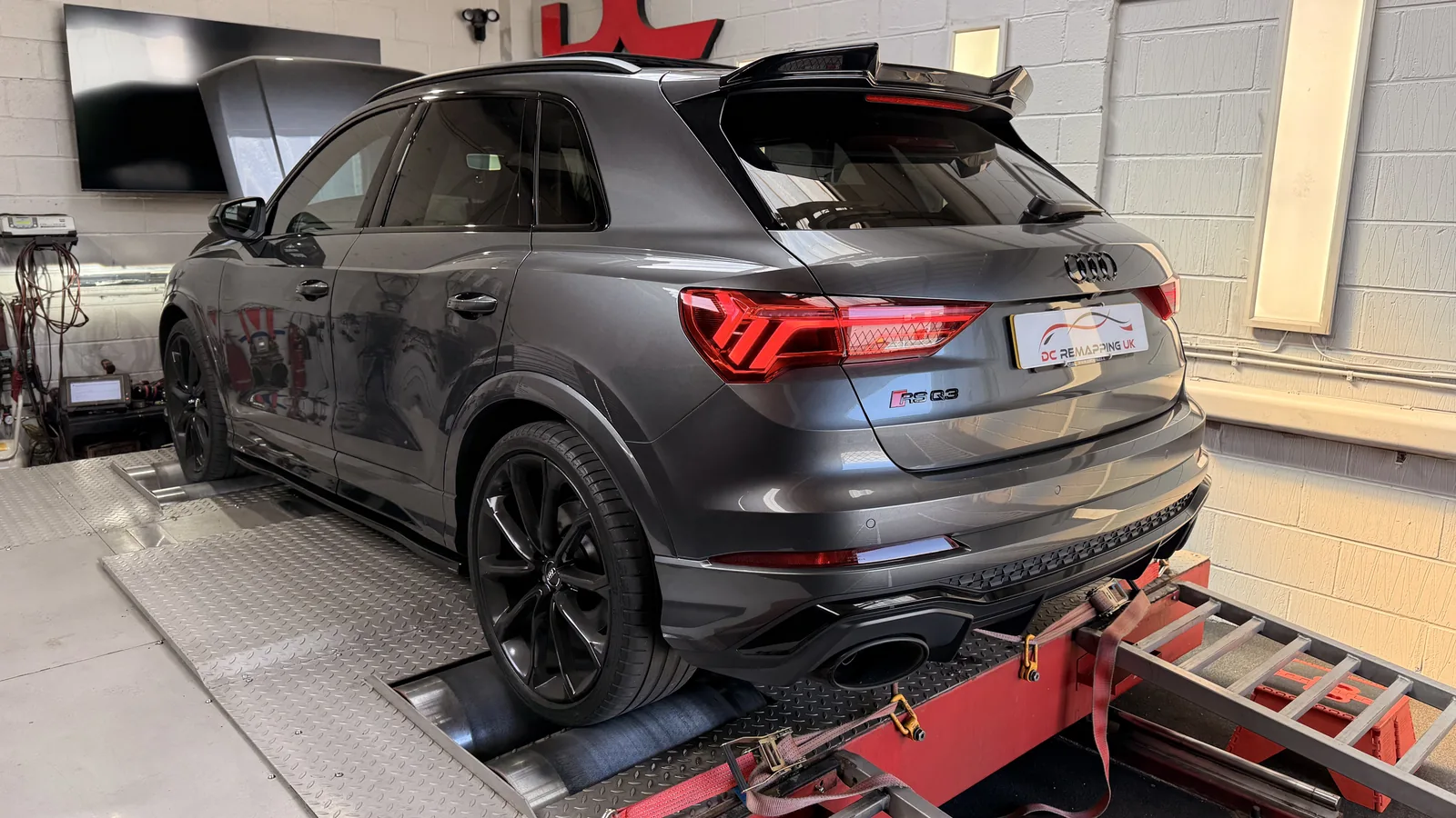 Audi RS Q3 on the 4WD dyno at DC Remapping UK