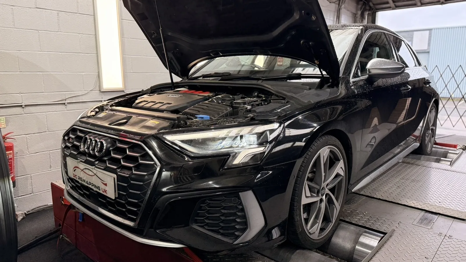 Audi S3 on the dyno at DC Remapping UK