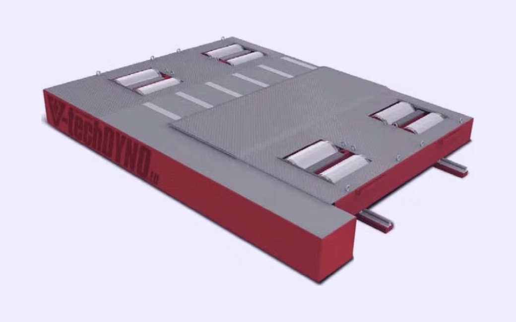 V-Tech VT-4 4WD inertial linked dynamometer