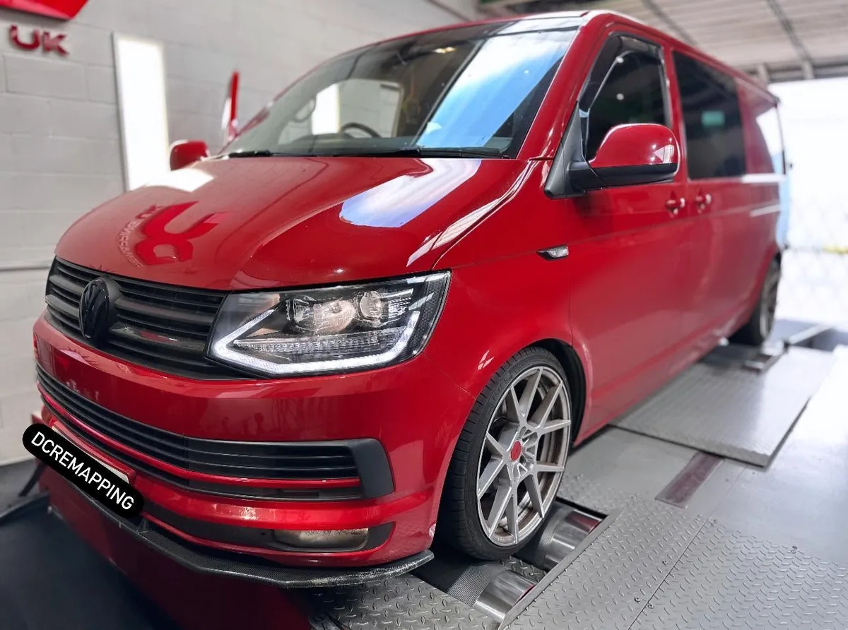 VW T6 Transporter on the DC Remapping UK 4WD dyno